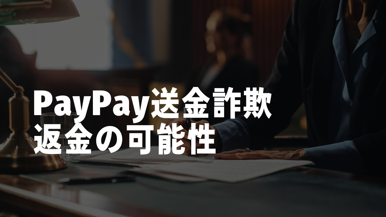 PayPay送金詐欺の返金率